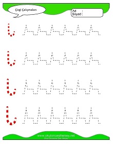 Çizgi Çalışma Sayfaları